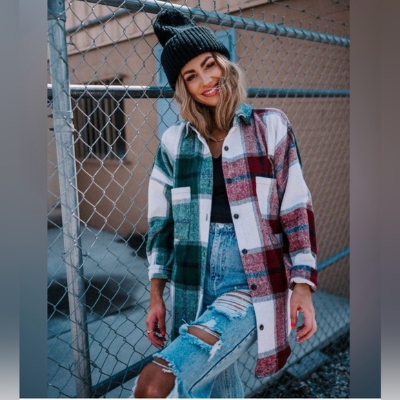 Dressed in LALA Jackets & Blazers - Dressed in Lala - Half and Half Jacket
